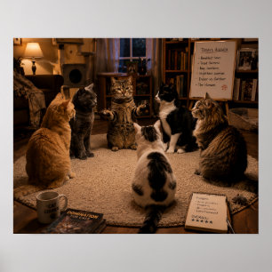 Poster A Reunião do Conselho do Gato