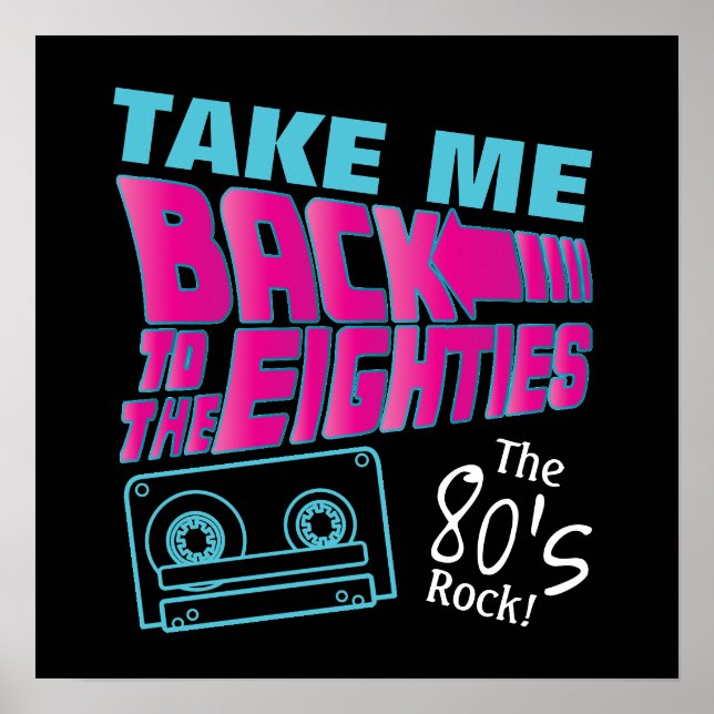 Poster A rocha anos 80 (Frente)