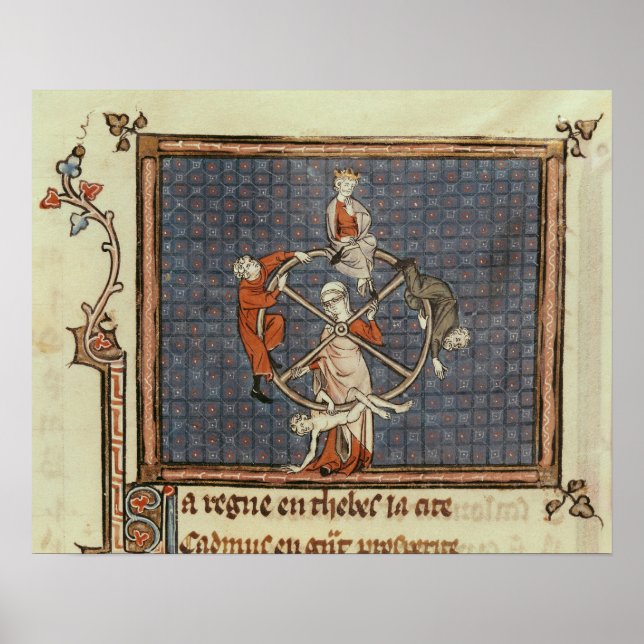 Póster A Roda da Fortuna, de Ovide Moralize (Frente)