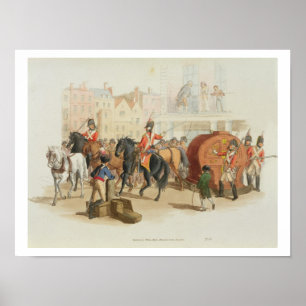 Póster A roda de lotaria, gravada pelo artista, 1805 (a