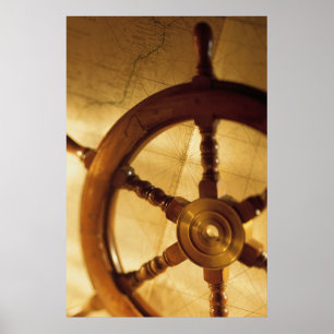 Poster A roda e o mapa dos navios