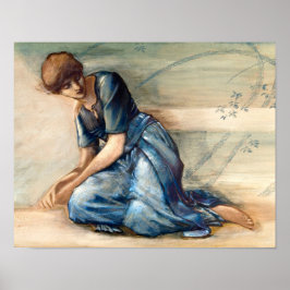 Poster A Rosa Silvestre por Edward Burne-Jones