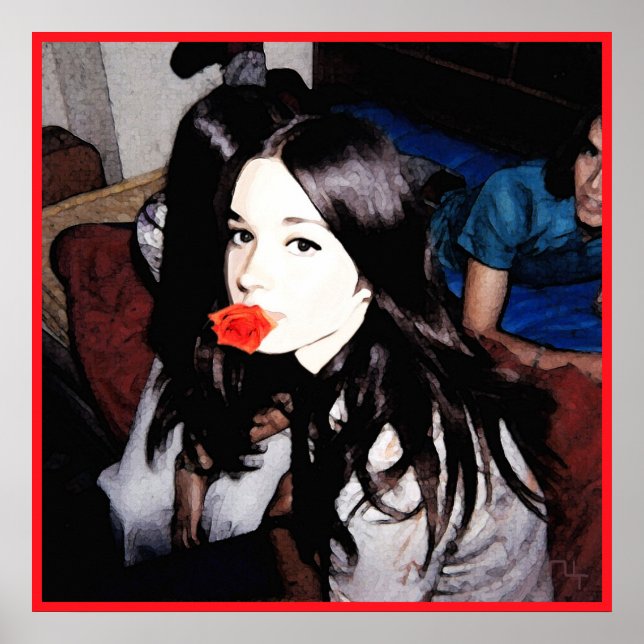 PÓSTER A ROSA VERMELHA (Frente)