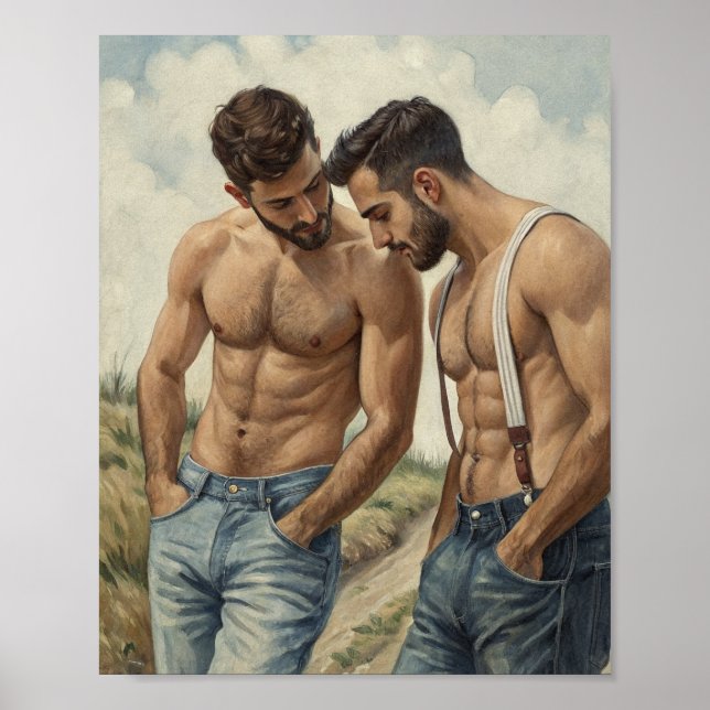 Poster A Rustic Study in Shared Male Desire (Frente)
