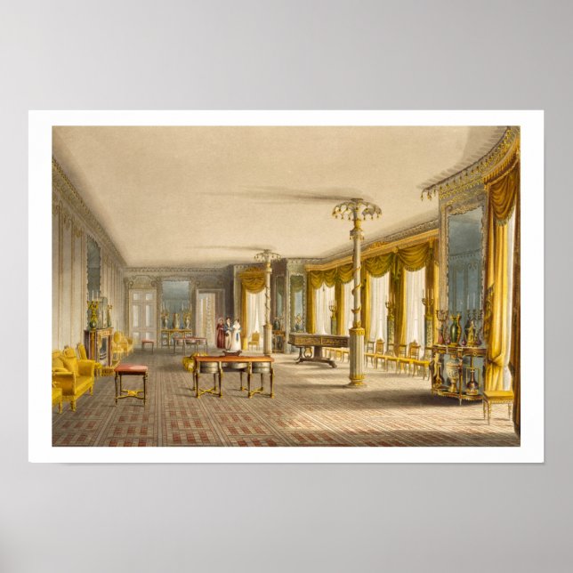 Póster A Sala de Desenho Norte ou Galeria de Salas de Mús (Frente)
