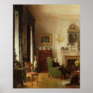 Póster A sala de estar cinzenta