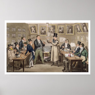 Póster A sala de estar de Cribb: Tom que introduz Jerry e