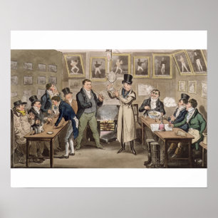 Poster A sala de estar de Cribb: Tom que introduz Jerry e