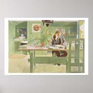 Póster A sala de estudo, bar. em "Lasst Licht Hinin"