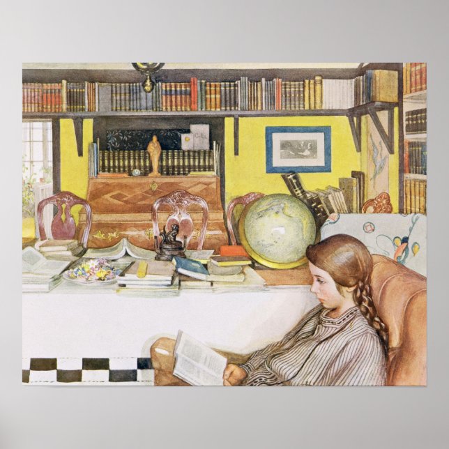 Poster A Sala de Leitura, pub. em 'Lasst Licht Hinin' ('L (Frente)