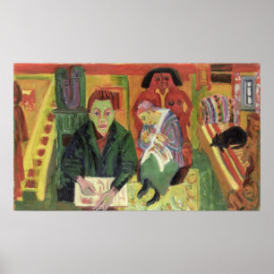 Póster A sala de visitas, 1920