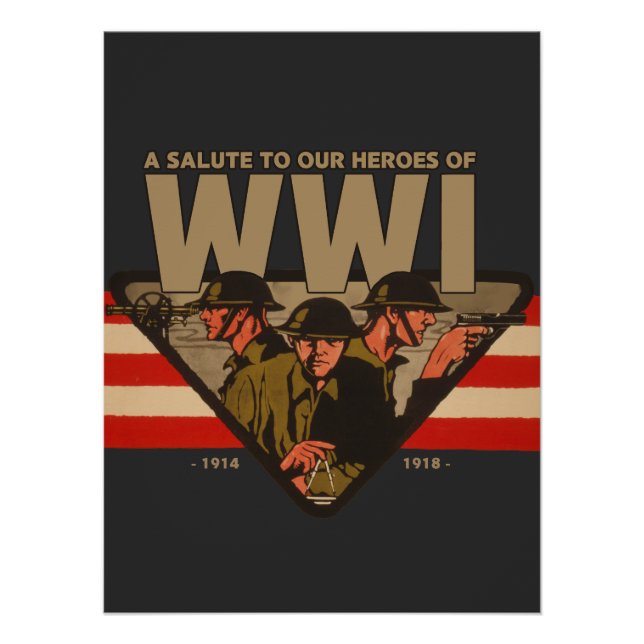 Póster A Salute To Our Heroes of WWI  (Frente)