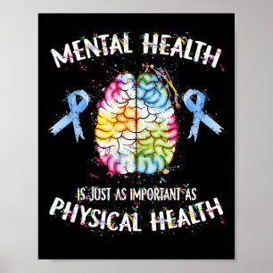 Poster A Saúde Mental É Tão Importante Quanto O Calor Fís