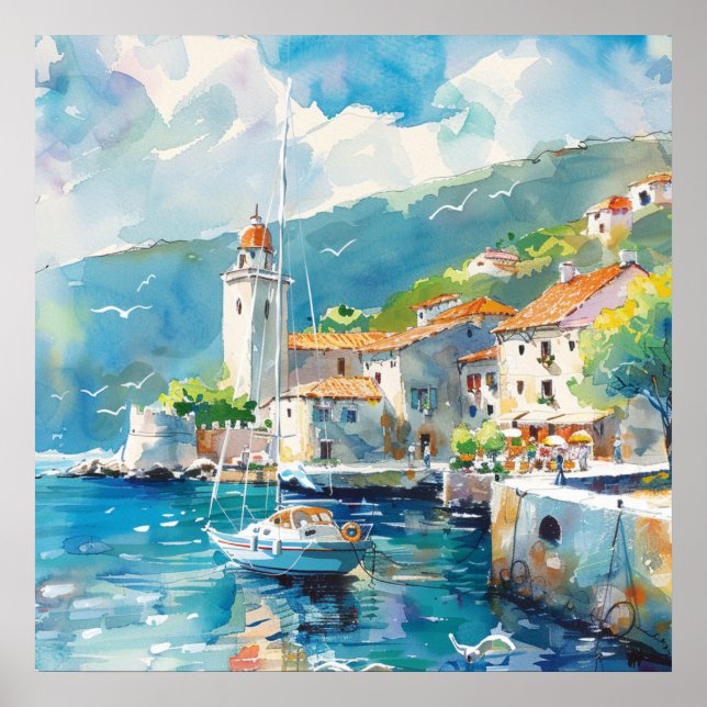 Poster A Sea Port (Frente)