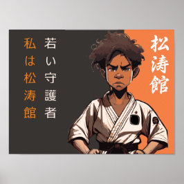 Poster A Seda do Shotokan - O Destino é Espantoso
