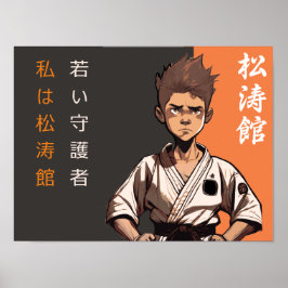 Poster A Seda do Shotokan - O Destino é Espantoso