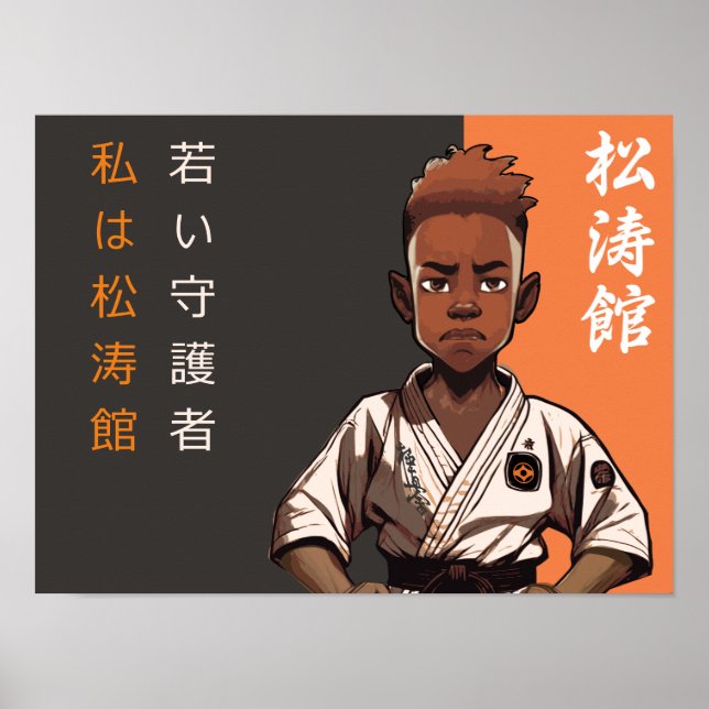 Poster A Seda do Shotokan - O Destino é Espantoso (Frente)