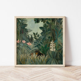 Poster A selva equatorial | Henri Rousseau