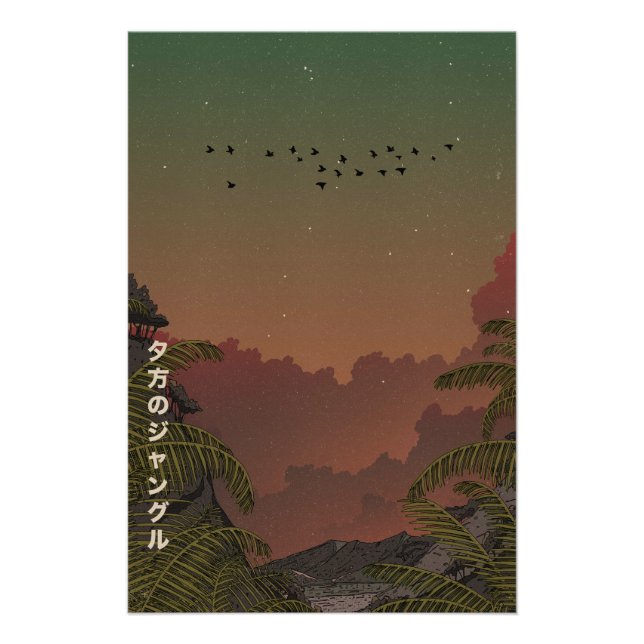 Póster A Selva Noturna (Frente)