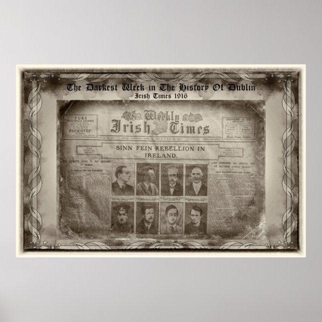 Póster A Semana Mais Escura da História de Dublin (Frente)