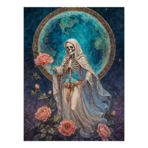 Póster A Senhora das Estrelas Caídas Santa Morte
