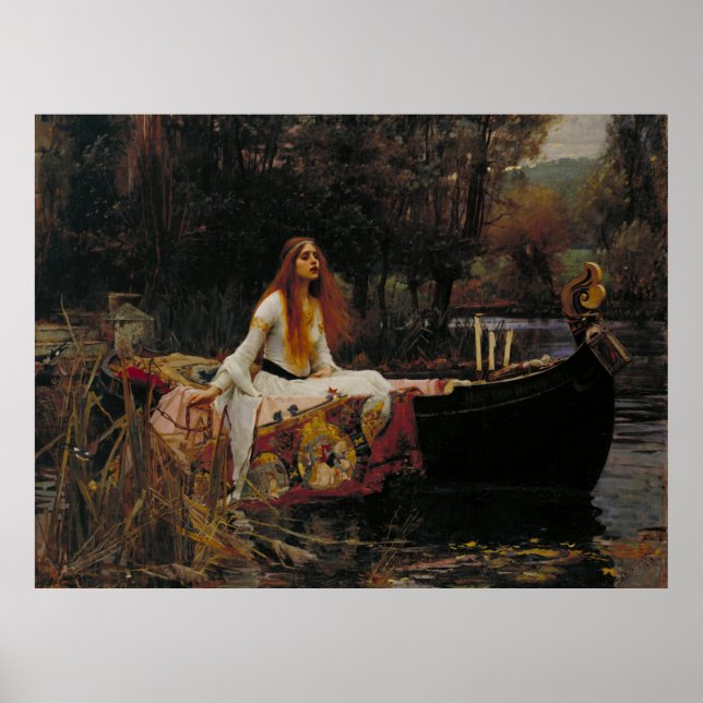 Poster A Senhora de Shalott (Frente)