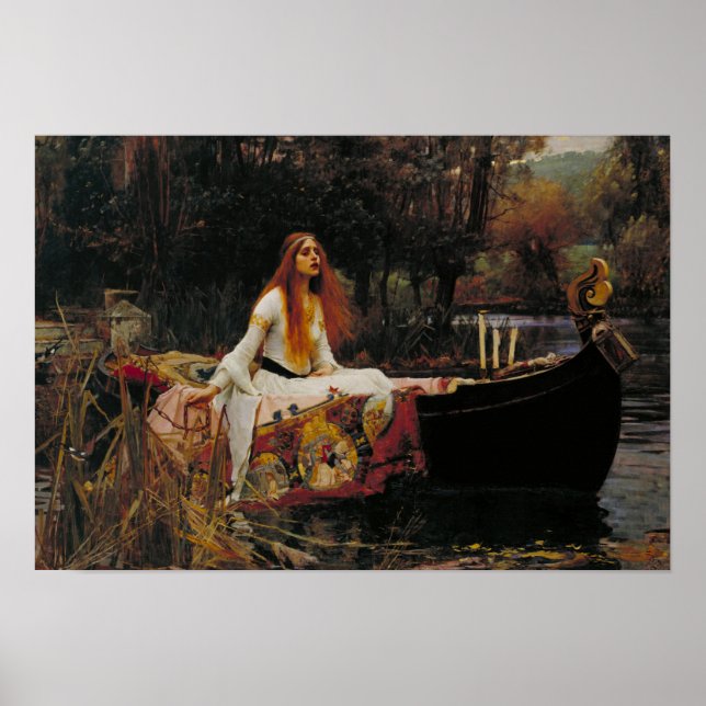 Poster A Senhora de Shalott (Frente)