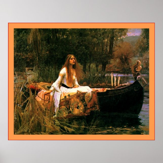 Póster A Senhora de Shalott (Frente)