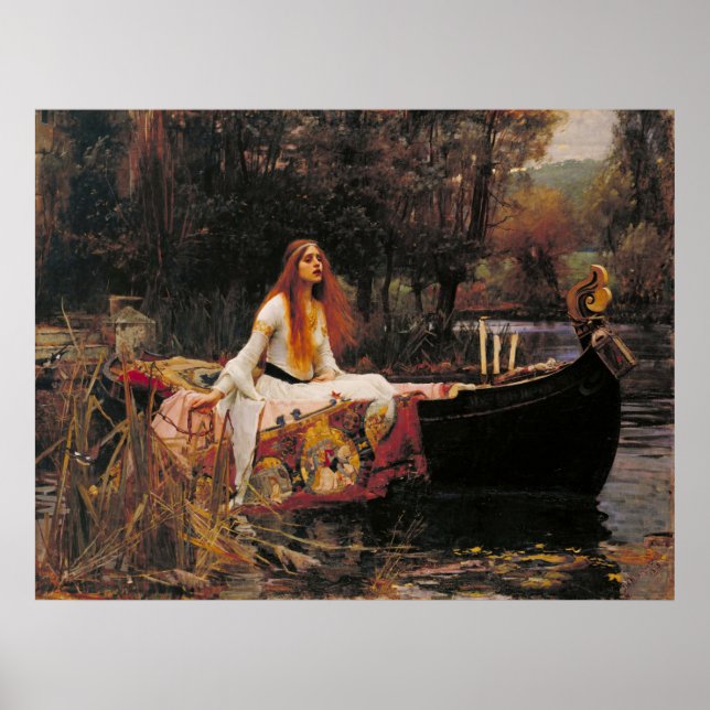 Poster A Senhora de Shalott (Frente)