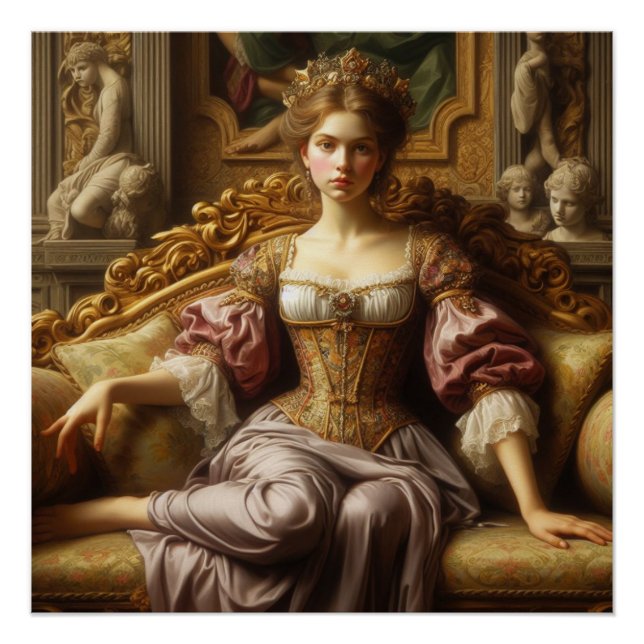 Póster A senhora descansando (Frente)