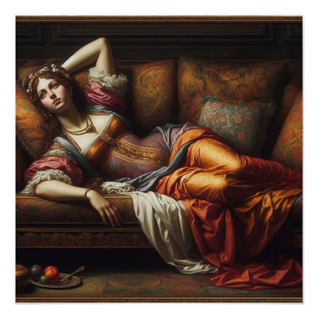 Póster A senhora descansando (Frente)