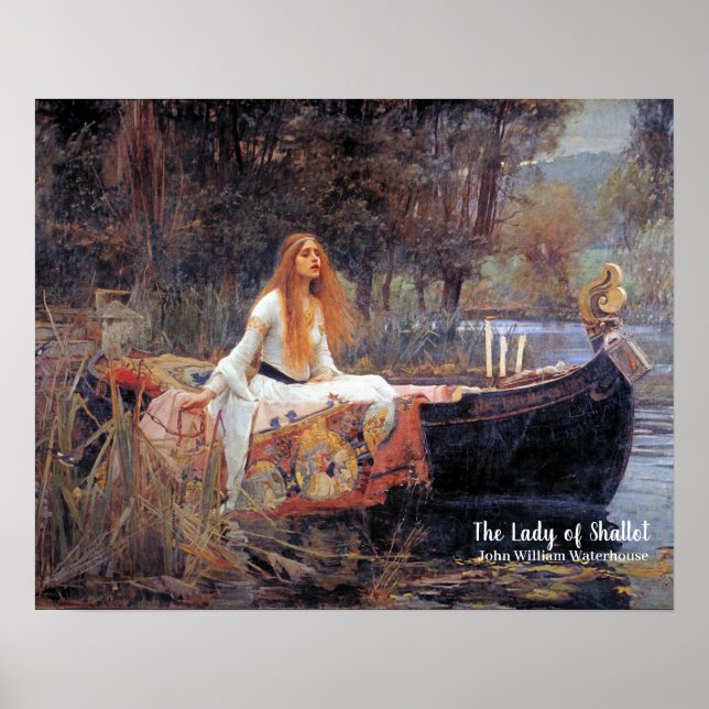 Poster A Senhora do Shallot (Frente)