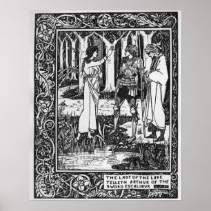 Póster A senhora do telleth Arthur do lago