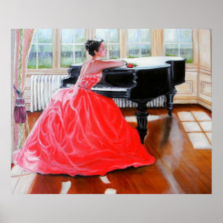 Póster A Senhora em Vermelho