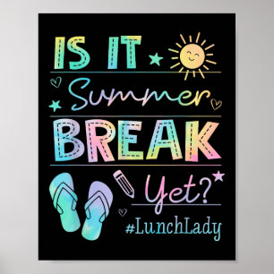 Poster A Senhora Merda De Almoço É A Break De Verão, Aind