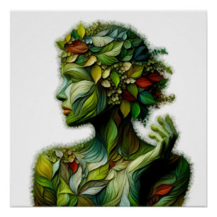 Póster A Senhora Verde - Fundo Branco