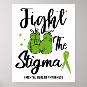 Poster A Sensibilização Para A Saúde Mental Do Estigma Po