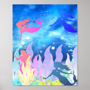 Poster A Sereia está brincando