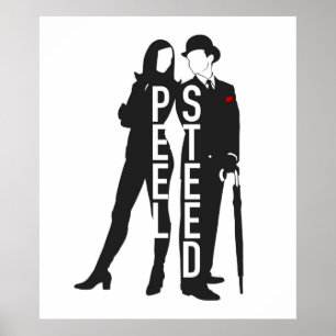 Poster A série de TV Vingadores é preta