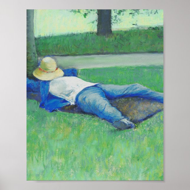 Poster A Sesta (por Gustave Caillebotte) (Frente)