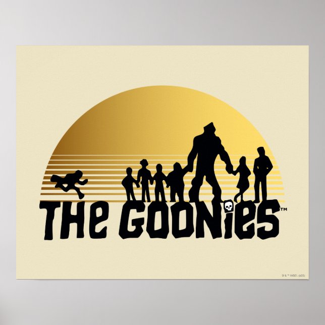 Poster A Silhueta Sunset das Goonies (Frente)