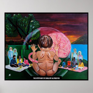 Poster A Sinfonia das Almas Pintura de Alfred Fox