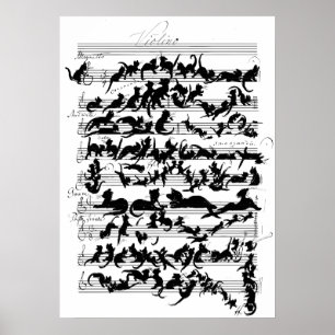 Poster A Sinfonia do Vetor de Gato