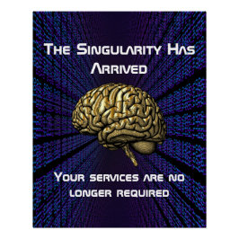 Póster A Singularidade da IA Chegou