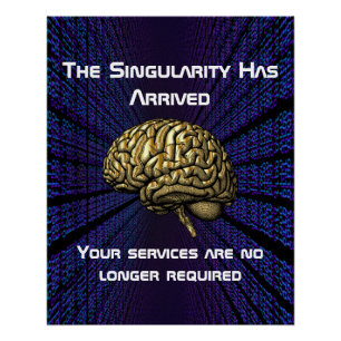 Póster A Singularidade da IA Chegou