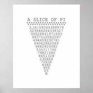 Poster A Slice of Pi Numbers