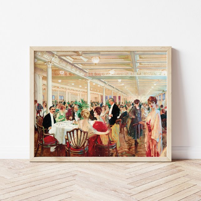 Poster A Soirée | Victor Gabriel Gilbert (Criador carregado)