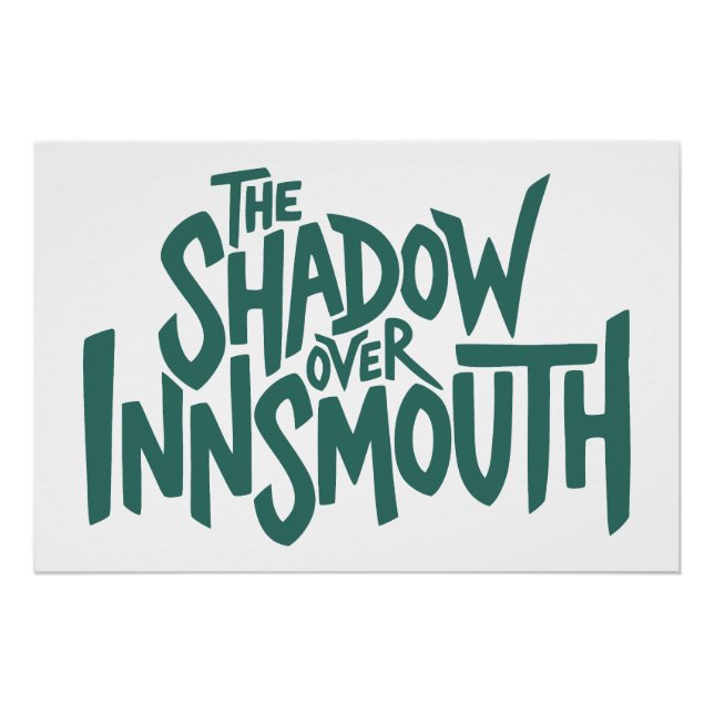 Póster A sombra sobre a letra Innsmouth (Frente)