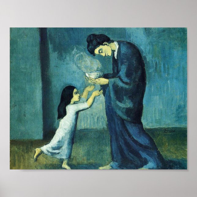 Poster A Sopa (La Soupe) de Pablo Picasso (Frente)
