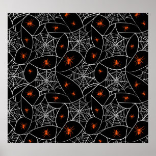 Poster A teia das bruxas e o fundo das aranhas do Hallowe